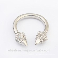 2015 Mode Silberschmuck Kristall billig Ring für Frauen